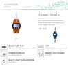 SuoFei SF-916 High Precision 100kg Electronic Baggage Scale Bluetooth Hunting Fishing Crane Scale