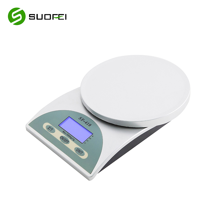 Suofei SF-410 High Precision Fruit Food Diet Scale Electronic Weight Printing Digital Kitchen Scale 