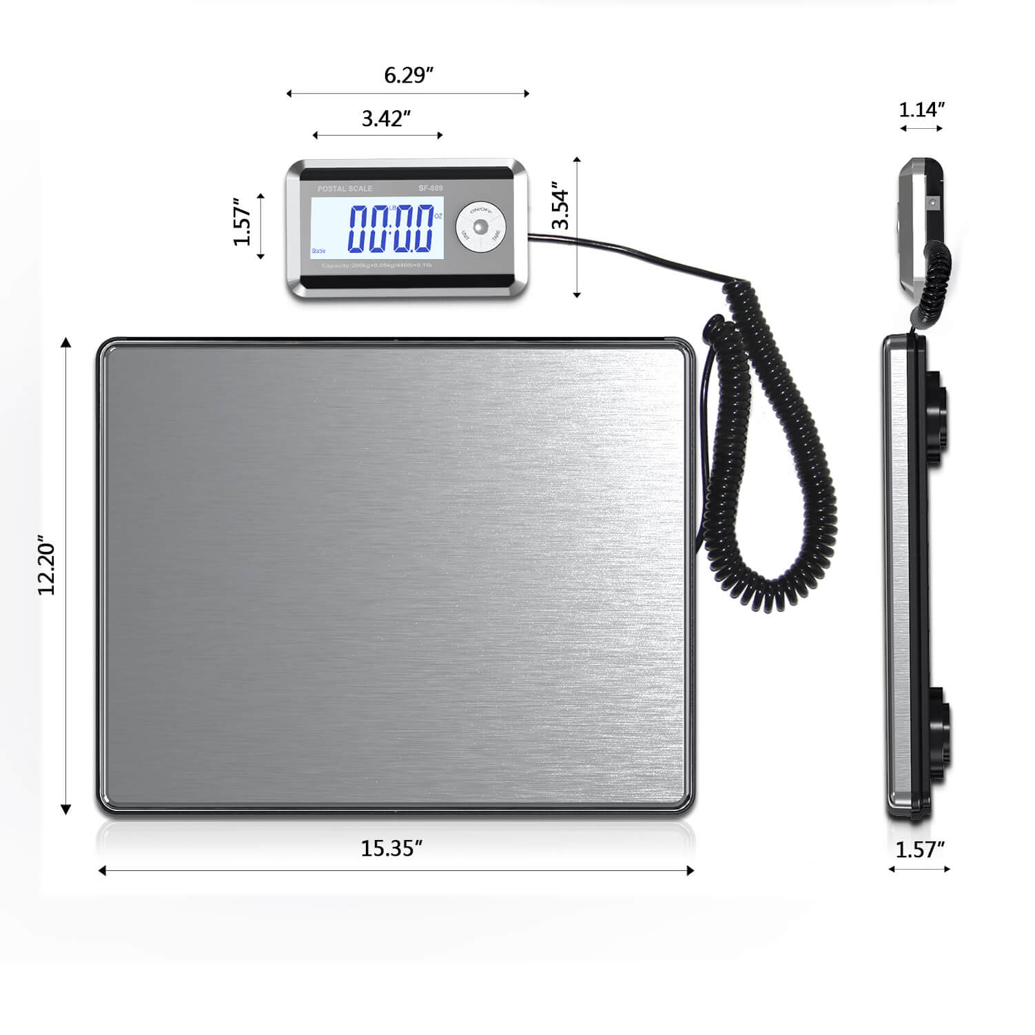 Suofei SF-889 Heavy Duty Parcel Electronic Postage Digital Postal Shipping Weight Postal Scale